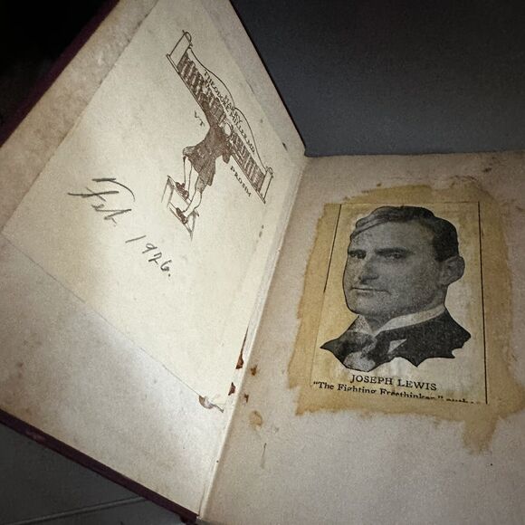 1926 The Bible Unmasked by Joseph Lewis FIRST GENERAL EDITION  Vintage Antique - Picture 8 of 9